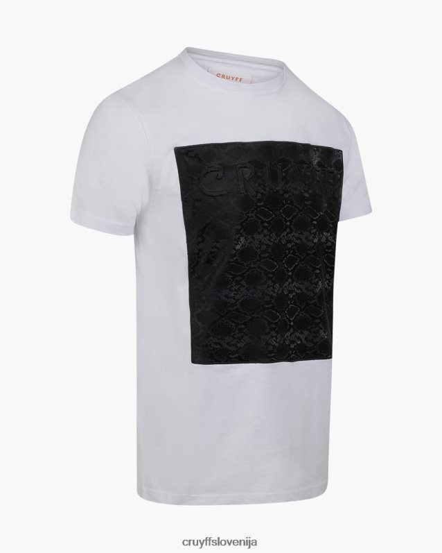 majica s kratkimi rokavi culebra majica Cruyff 8BPFJV576 moški bela