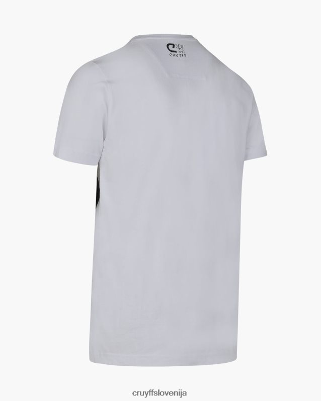 majica s kratkimi rokavi culebra majica Cruyff 8BPFJV576 moški bela