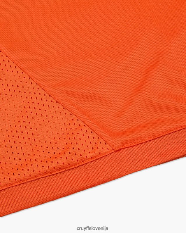 majica s kratkimi rokavi euro croptop Cruyff 8BPFJV845 ženske oranžna