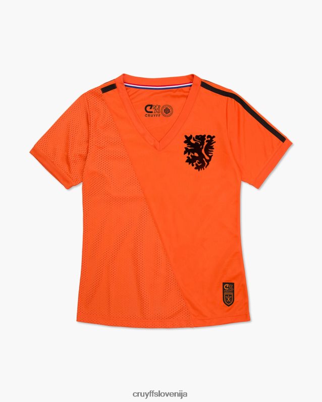 majica s kratkimi rokavi evro majica Cruyff 8BPFJV799 ženske oranžna
