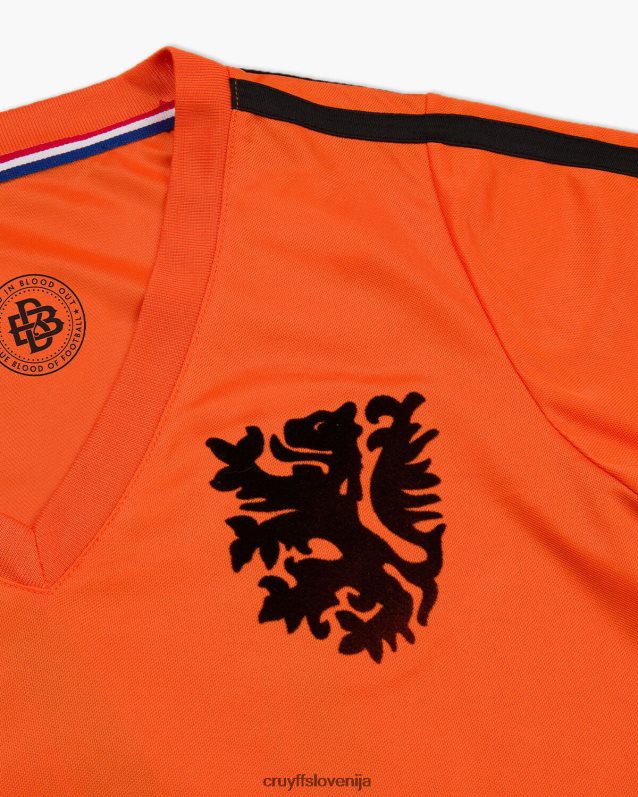 majica s kratkimi rokavi evro majica Cruyff 8BPFJV799 ženske oranžna