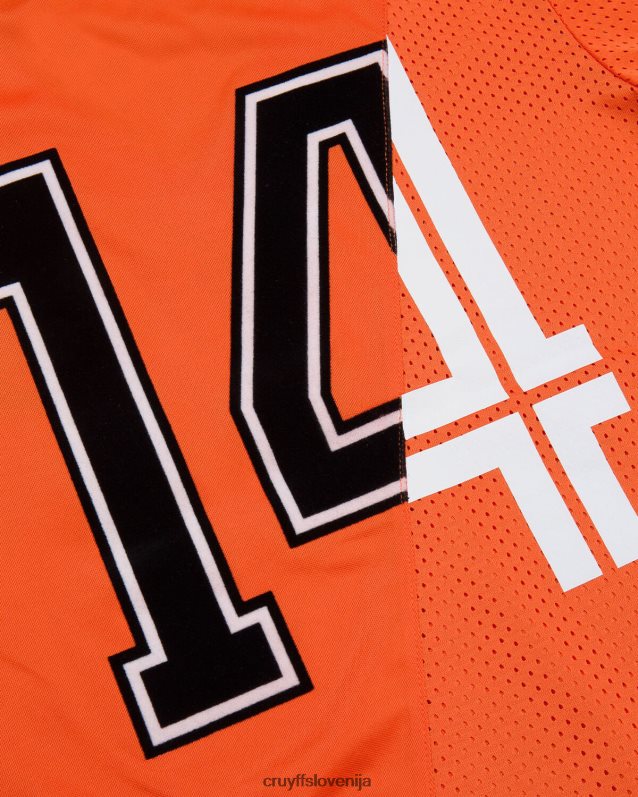 majica s kratkimi rokavi evro majica Cruyff 8BPFJV799 ženske oranžna