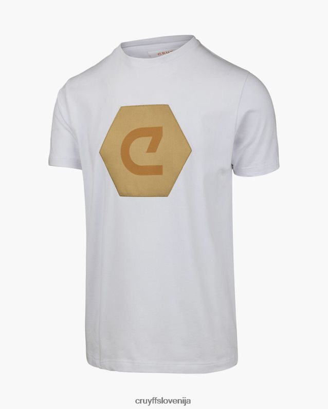 majica s kratkimi rokavi fransisco tee Cruyff 8BPFJV911 moški pesek