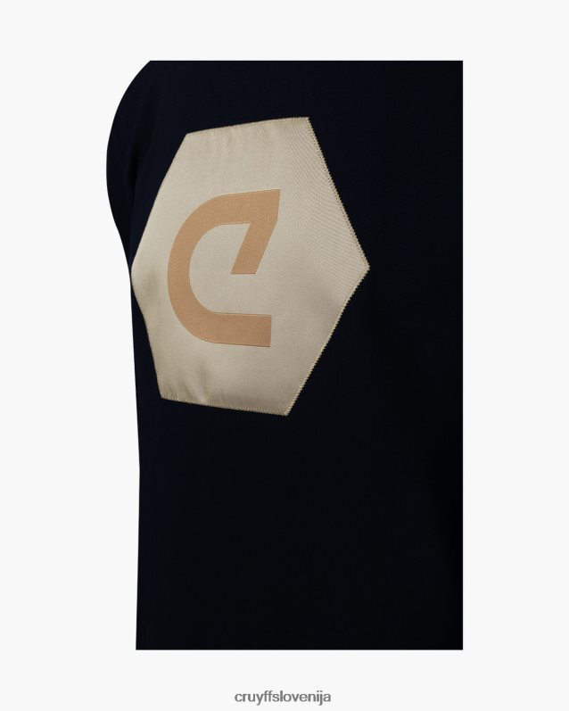 majica s kratkimi rokavi fransisco tee Cruyff 8BPFJV912 moški Črna