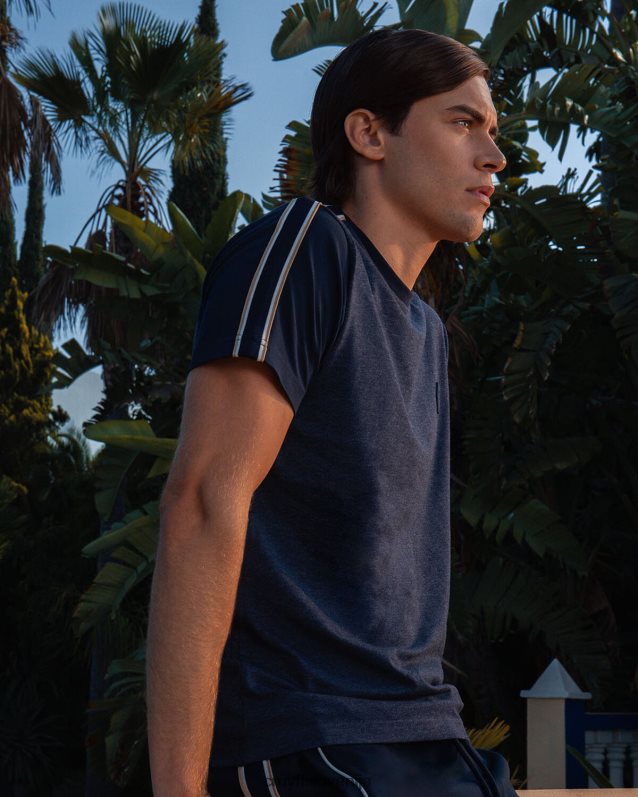 majica s kratkimi rokavi galano majica Cruyff 8BPFJV404 moški mornarica