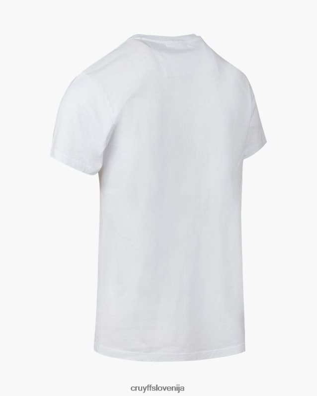 majica s kratkimi rokavi hernandez ss majica Cruyff 8BPFJV668 moški bela
