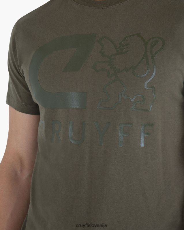 majica s kratkimi rokavi hernandez ss majica Cruyff 8BPFJV670 moški zelena