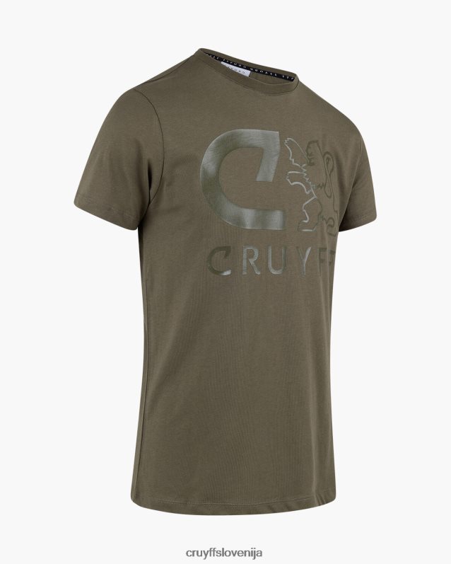 majica s kratkimi rokavi hernandez ss majica Cruyff 8BPFJV670 moški zelena