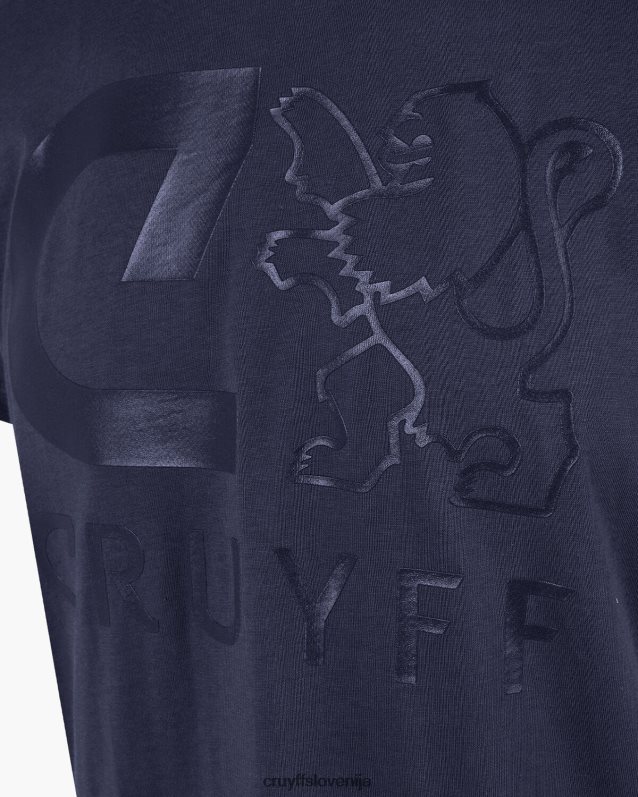 majica s kratkimi rokavi hernandez ss majica Cruyff 8BPFJV673 moški mornarica