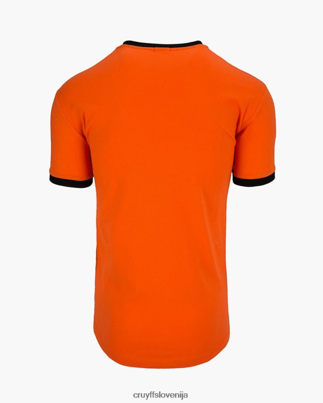 majica s kratkimi rokavi icon tee-cotton Cruyff 8BPFJV787 moški oranžna