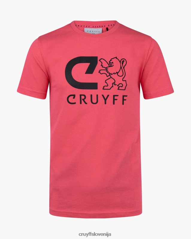 majica s kratkimi rokavi jedro tee Cruyff 8BPFJV1206 moški roza