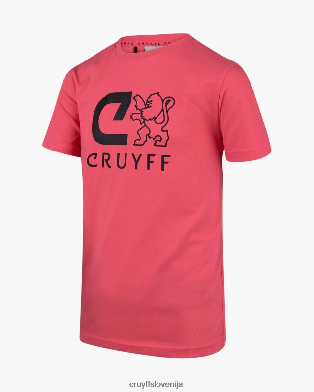 majica s kratkimi rokavi jedro tee Cruyff 8BPFJV1206 moški roza