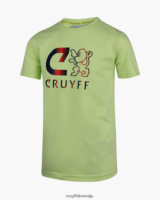 majica s kratkimi rokavi jedro tee Cruyff 8BPFJV1207 moški rumena