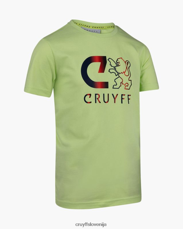 majica s kratkimi rokavi jedro tee Cruyff 8BPFJV1207 moški rumena