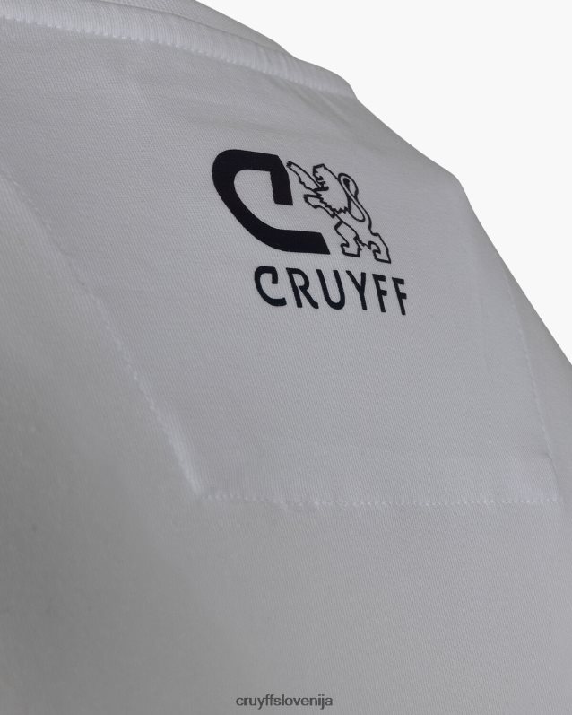 majica s kratkimi rokavi jim tee Cruyff 8BPFJV422 moški bela