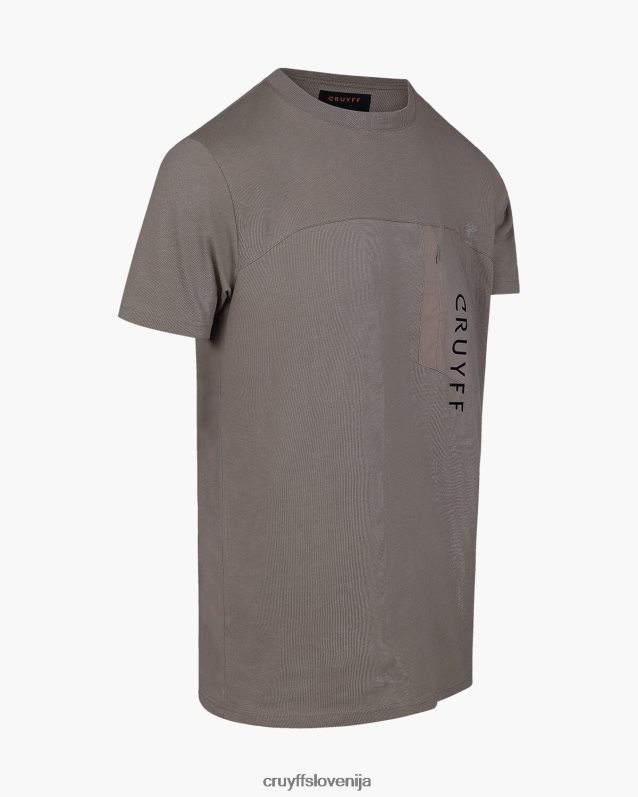 majica s kratkimi rokavi joey tee Cruyff 8BPFJV89 moški pesek
