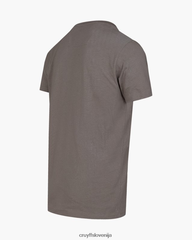 majica s kratkimi rokavi joey tee Cruyff 8BPFJV89 moški pesek