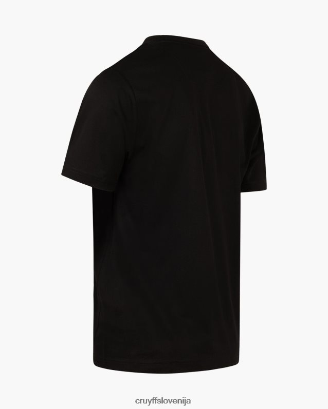 majica s kratkimi rokavi juelz tee Cruyff 8BPFJV218 moški Črna