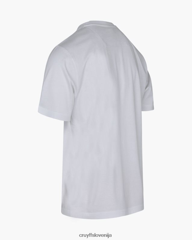 majica s kratkimi rokavi juelz tee Cruyff 8BPFJV36 moški bela