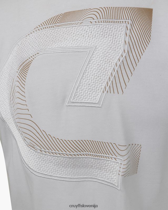majica s kratkimi rokavi julien tee Cruyff 8BPFJV862 moški bela