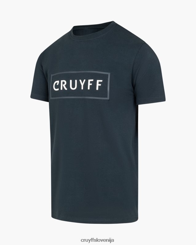majica s kratkimi rokavi kai tee Cruyff 8BPFJV203 moški modre noči