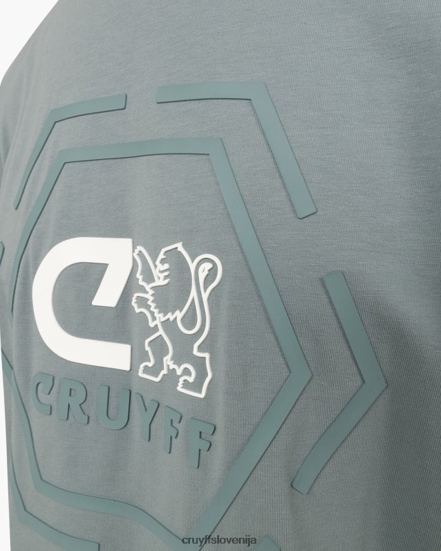 majica s kratkimi rokavi kane majica Cruyff 8BPFJV347 moški svinčeno modra