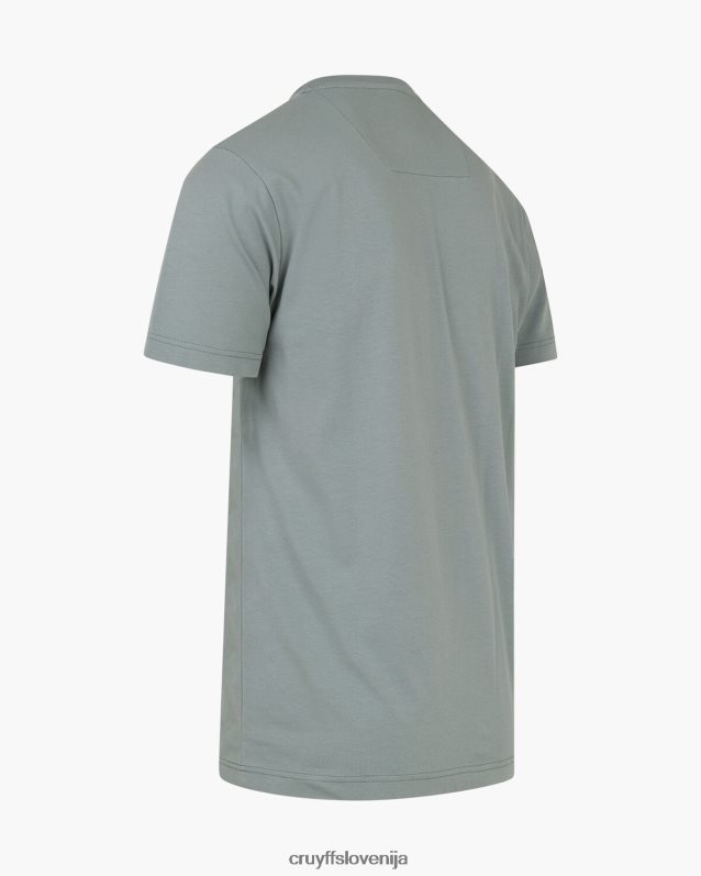 majica s kratkimi rokavi kane majica Cruyff 8BPFJV347 moški svinčeno modra