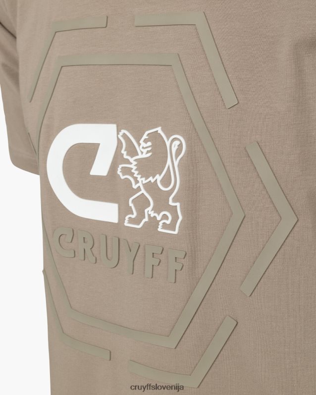 majica s kratkimi rokavi kane majica Cruyff 8BPFJV40 moški pesek