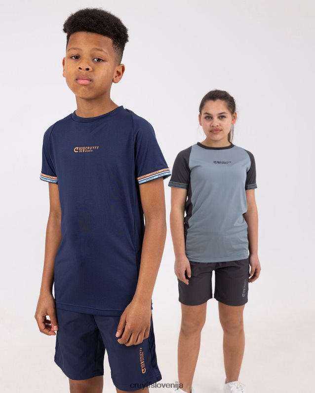 majica s kratkimi rokavi kopitna majica Cruyff 8BPFJV1084 mlajši kraljevsko modra