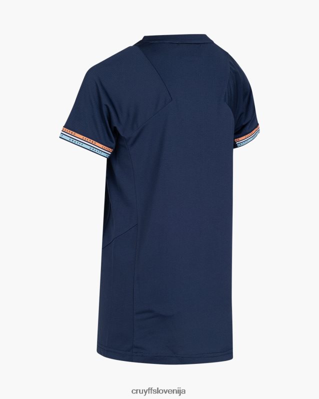 majica s kratkimi rokavi kopitna majica Cruyff 8BPFJV1084 mlajši kraljevsko modra