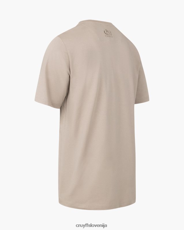 majica s kratkimi rokavi majica s sljudo Cruyff 8BPFJV76 moški pesek