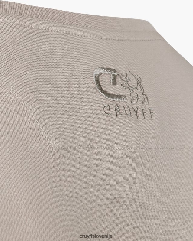 majica s kratkimi rokavi majica s sljudo Cruyff 8BPFJV76 moški pesek