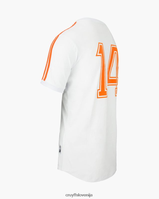 majica s kratkimi rokavi majica svetovnega pokala Cruyff 8BPFJV788 moški bela