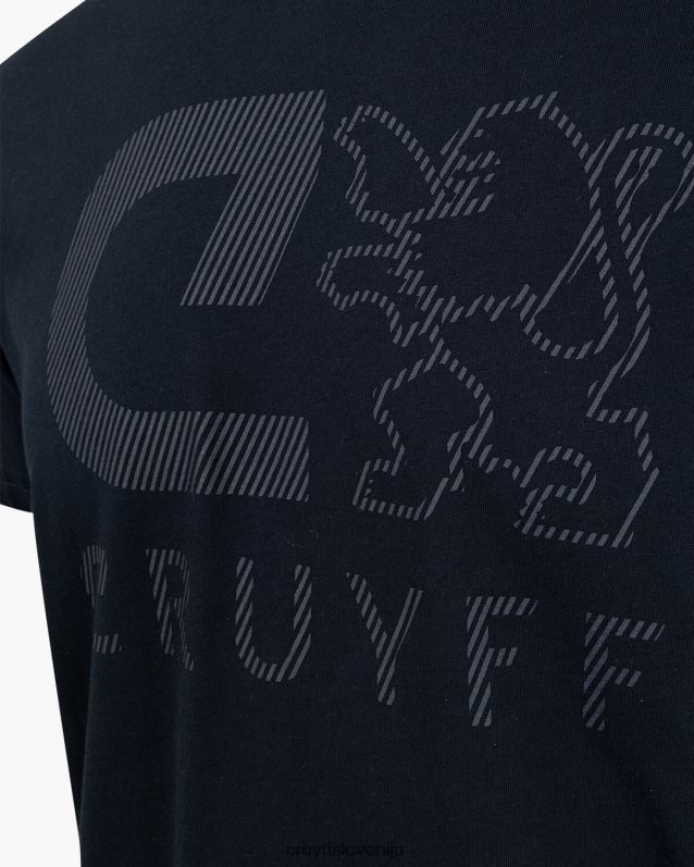 majica s kratkimi rokavi majica ximo Cruyff 8BPFJV600 moški mornarica