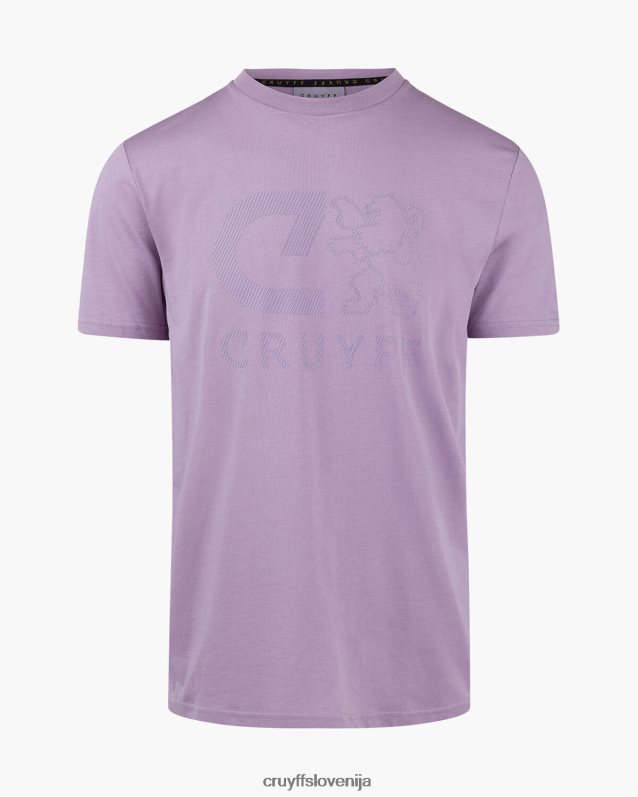 majica s kratkimi rokavi majica ximo Cruyff 8BPFJV826 moški vijolična