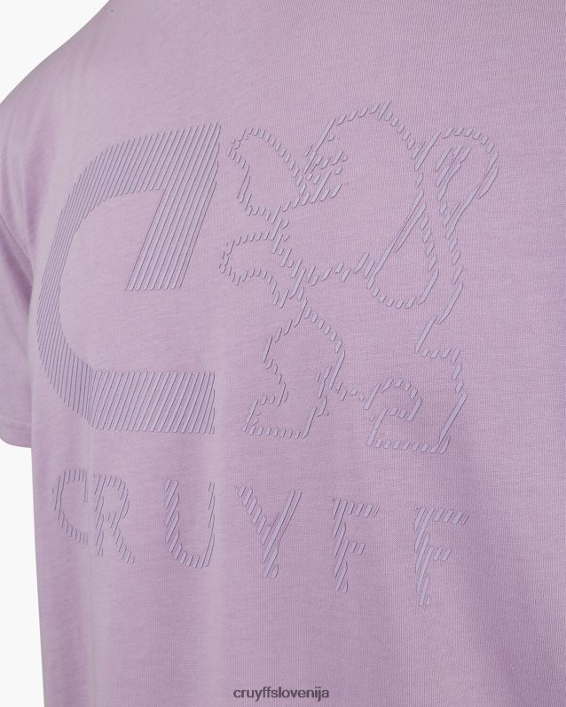 majica s kratkimi rokavi majica ximo Cruyff 8BPFJV826 moški vijolična