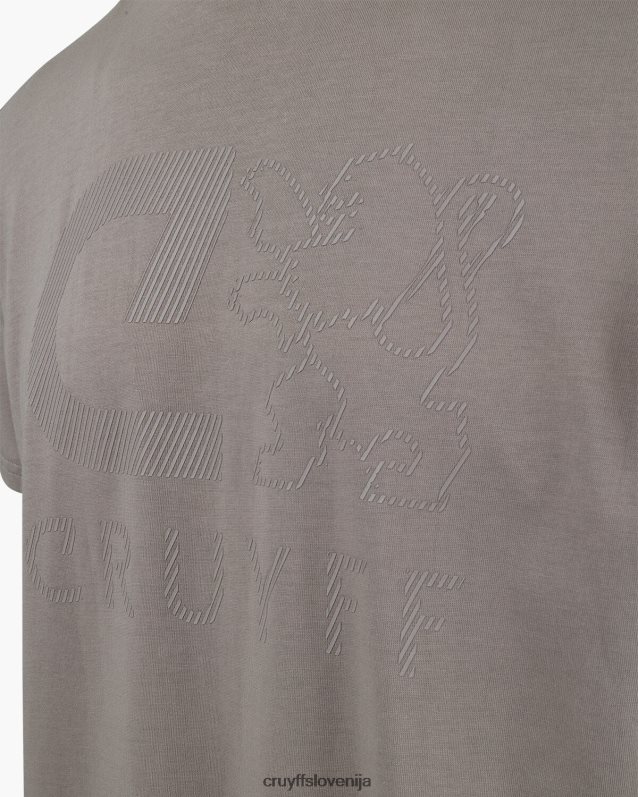 majica s kratkimi rokavi majica ximo Cruyff 8BPFJV881 moški svetlo siva