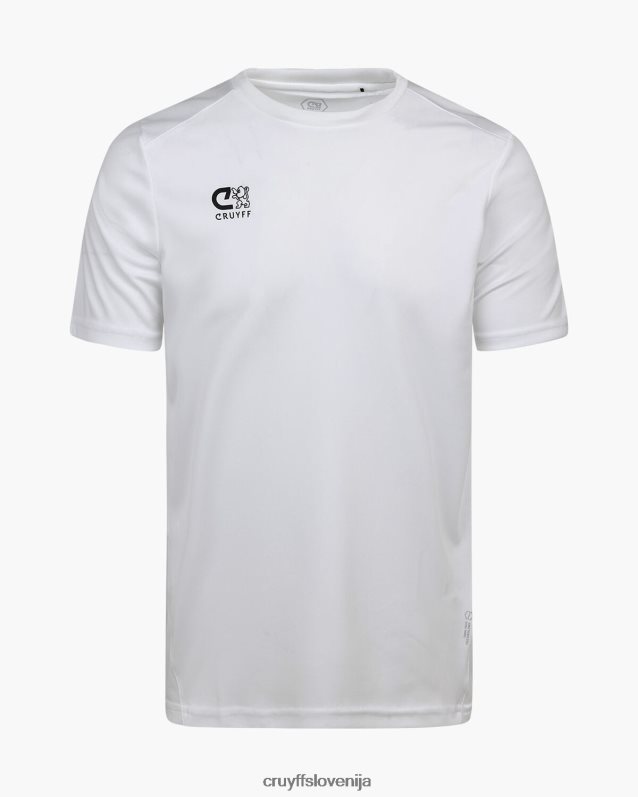 majica s kratkimi rokavi majica za trening Cruyff 8BPFJV627 moški bela