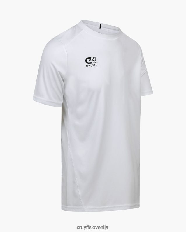 majica s kratkimi rokavi majica za trening Cruyff 8BPFJV627 moški bela