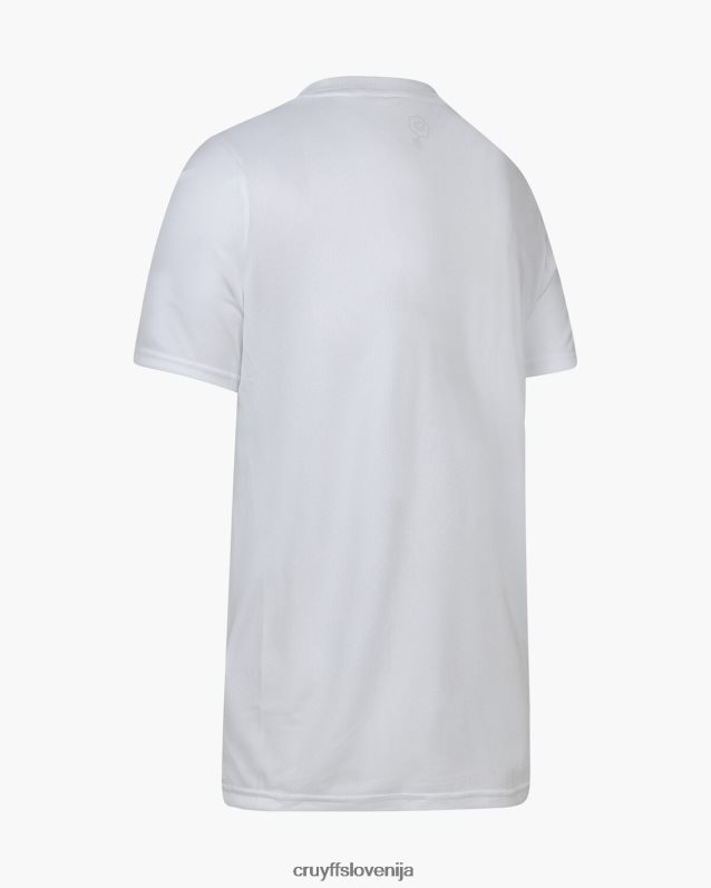 majica s kratkimi rokavi majica za trening Cruyff 8BPFJV627 moški bela
