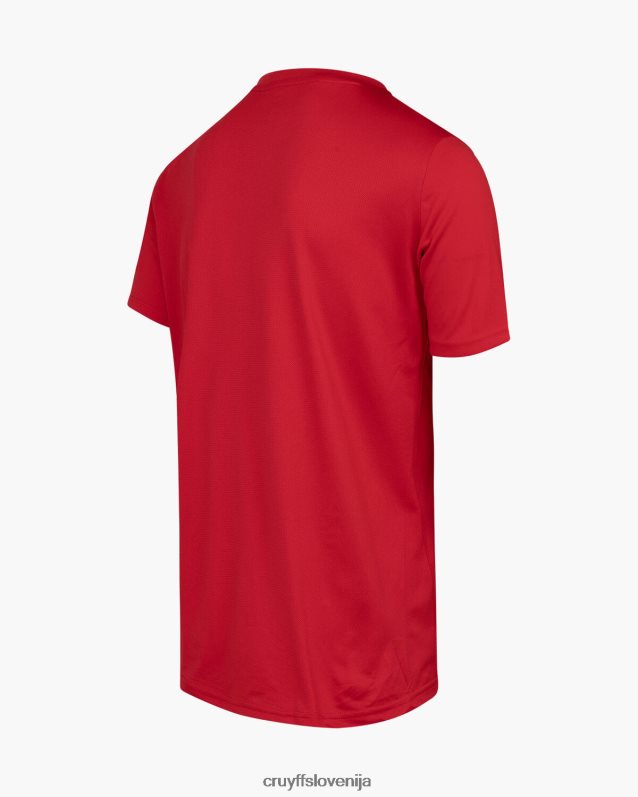 majica s kratkimi rokavi majica za trening Cruyff 8BPFJV628 moški rdeča