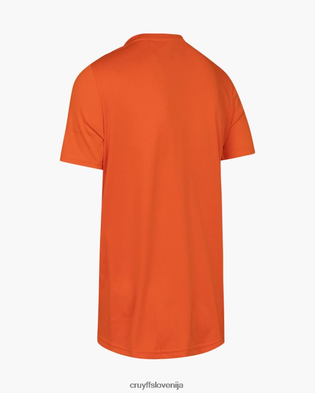majica s kratkimi rokavi majica za trening Cruyff 8BPFJV629 moški oranžna
