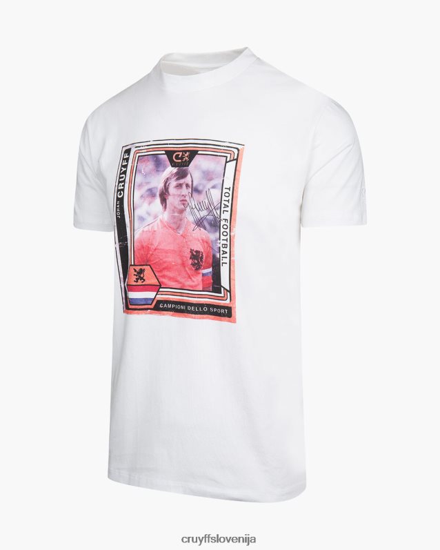 majica s kratkimi rokavi memorial tee nl Cruyff 8BPFJV783 moški bela