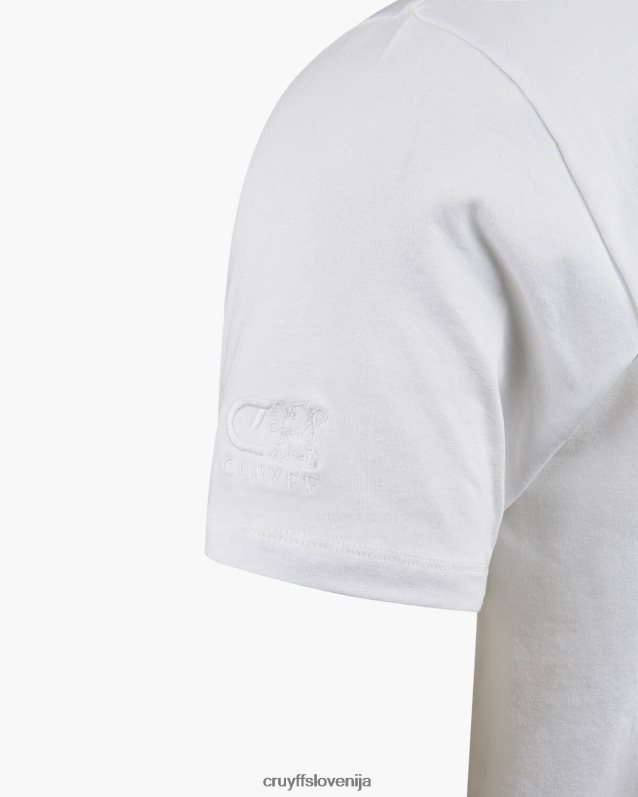 majica s kratkimi rokavi memorial tee nl Cruyff 8BPFJV783 moški bela