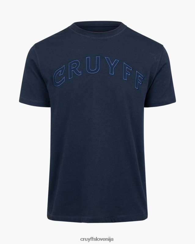 majica s kratkimi rokavi milo tee Cruyff 8BPFJV59 moški modre noči