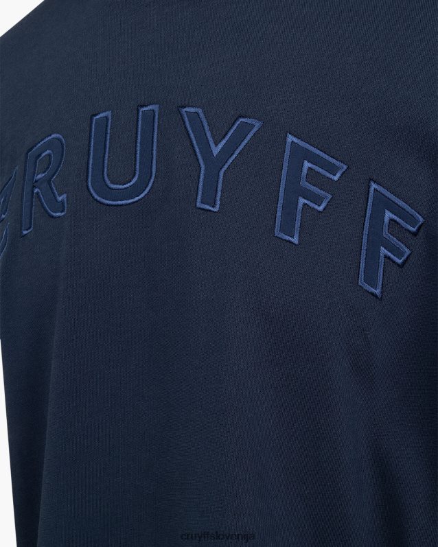 majica s kratkimi rokavi milo tee Cruyff 8BPFJV59 moški modre noči