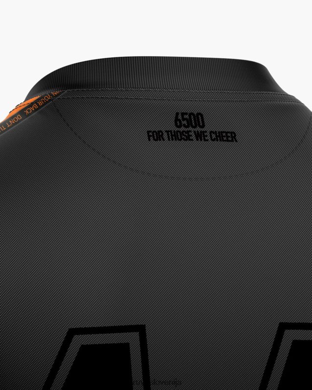 majica s kratkimi rokavi ne obračajte hrbta wk tee Cruyff 8BPFJV651 moški oranžna/črna