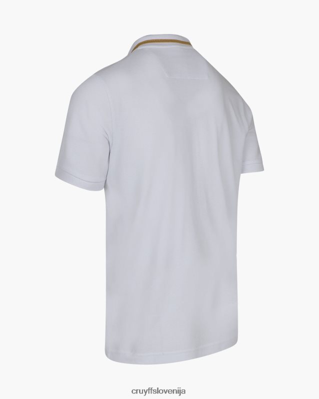 majica s kratkimi rokavi noah polo Cruyff 8BPFJV749 moški bela