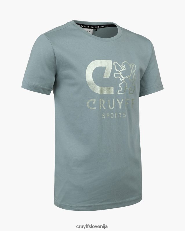 majica s kratkimi rokavi ojačevalna majica Cruyff 8BPFJV62 moški modra