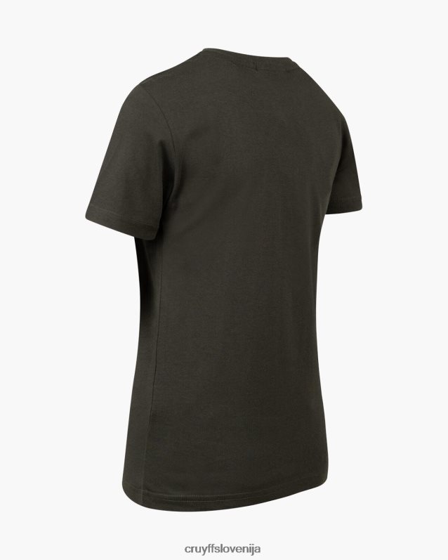majica s kratkimi rokavi ojačevalna majica Cruyff 8BPFJV63 moški vojaško zelena